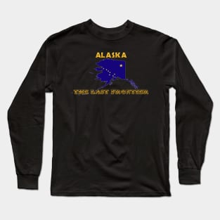 Alaska Map & Flag  - The last Frontier Long Sleeve T-Shirt